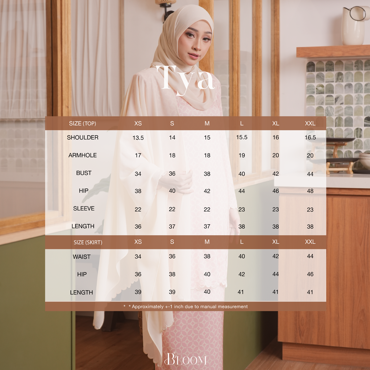 TYA KURUNG - SOFT CREAM