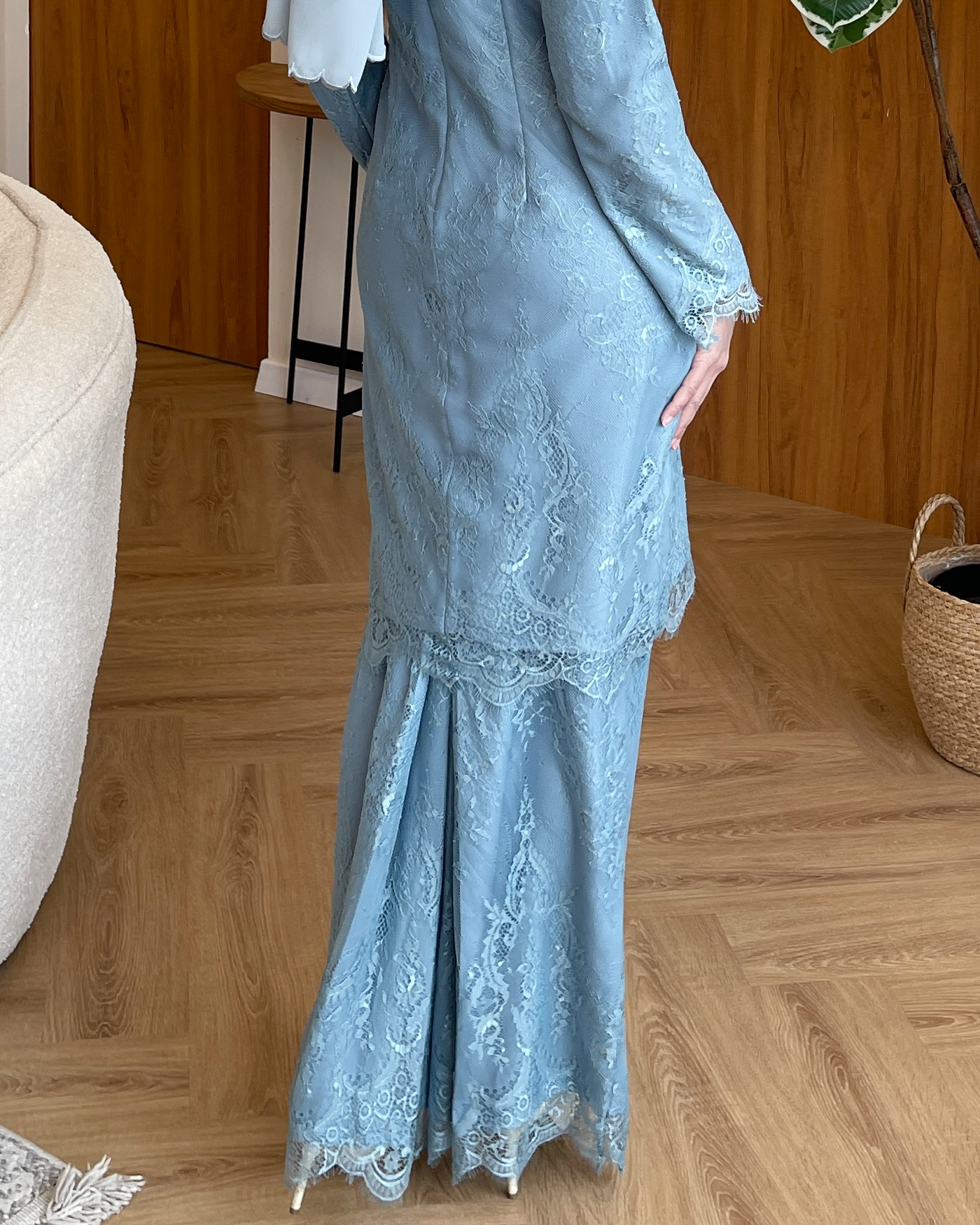ELARA KURUNG - POWDER BLUE