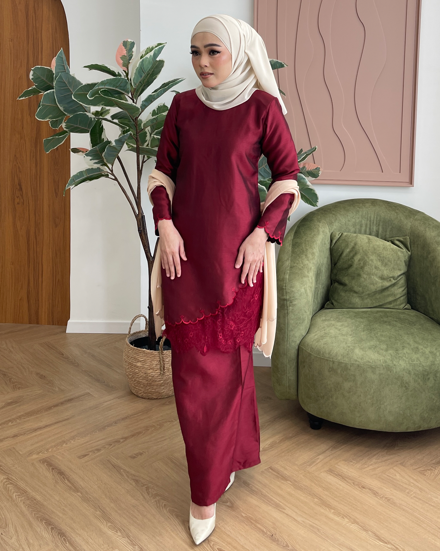 MAYSA KURUNG - MAROON
