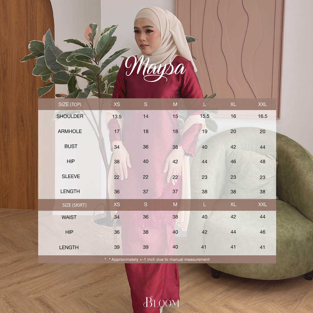 MAYSA KURUNG - BLACK