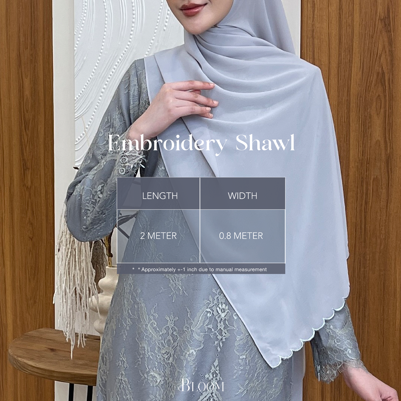 SHAWL - GREY